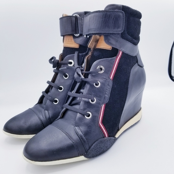 COPY - Bally Women Shoes Switzerland Limited Edition Fangle Wedge Sneaker Boot … - Picture 1 of 15